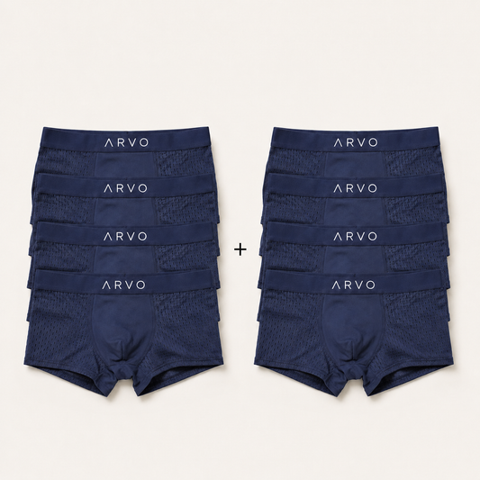 ARVO Everyday Trunks - 5 Pack Navy + 5 FREE